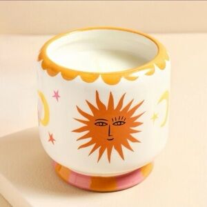❌Paddywax A Dopo Sun Candle; Orange Blossom Scent, Hand-Painted Ceramic